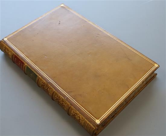 Gosse, Philip Henry - Actinologia Britannica. A History of the Sea-Anemones and Corals, 1st edition, 8vo, calf gilt,